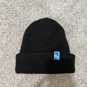 Nike Air Force Black Knit Beanie